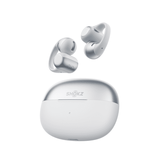 SHOKZ OpenDots ONE - Open-Ear Headphones - Wireless Bluetooth Earbuds with Microphone - Secure, Lightweight, Clip-On Fit - Premium Dolby Audio - Water Resistant