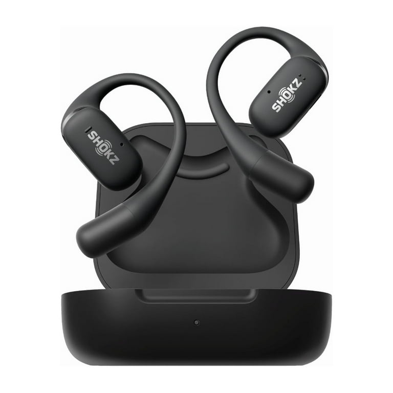 SHOKZ OpenFit - Open-Ear True Wireless Bluetooth Headphones with  Microphone, Earbuds with Earhooks, Sweat Resistant, Fast Charging, 28HRS  Playtime,