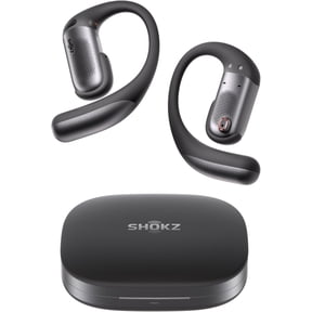 SHOKZ OpenFit Pro-Open-Ear True Wireless Bluetooth Headphones with Microphone,Earbuds with Earhooks,Sweat Resistant,Fast Charging,28HRS Playtime,Compatible with iPhone&Android,Black,Bluetooth5.3