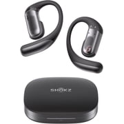 SHOKZ OpenFit Pro-Open-Ear True Wireless Bluetooth Headphones with Microphone,Earbuds with Earhooks,Sweat Resistant,Fast Charging,28HRS Playtime,Compatible with iPhone&Android,Black,Bluetooth5.3