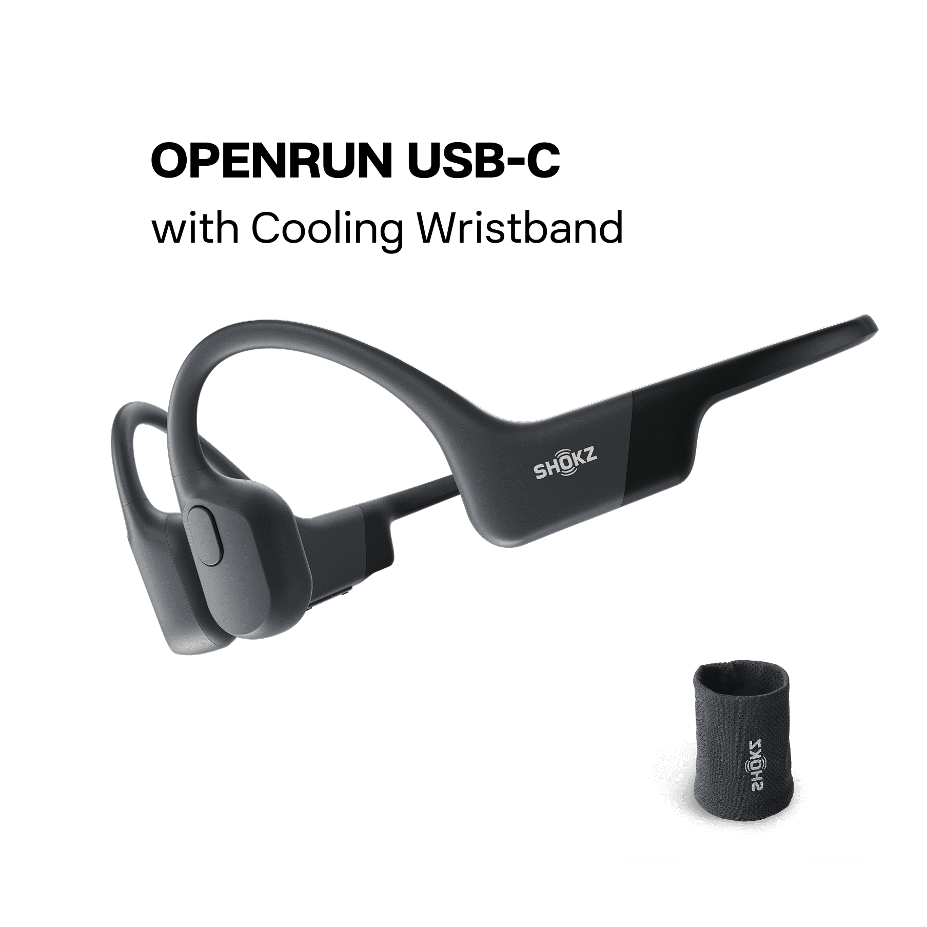 Shokz, Bone Conduction Waterproof Bluetooth Headphones, OpenRun