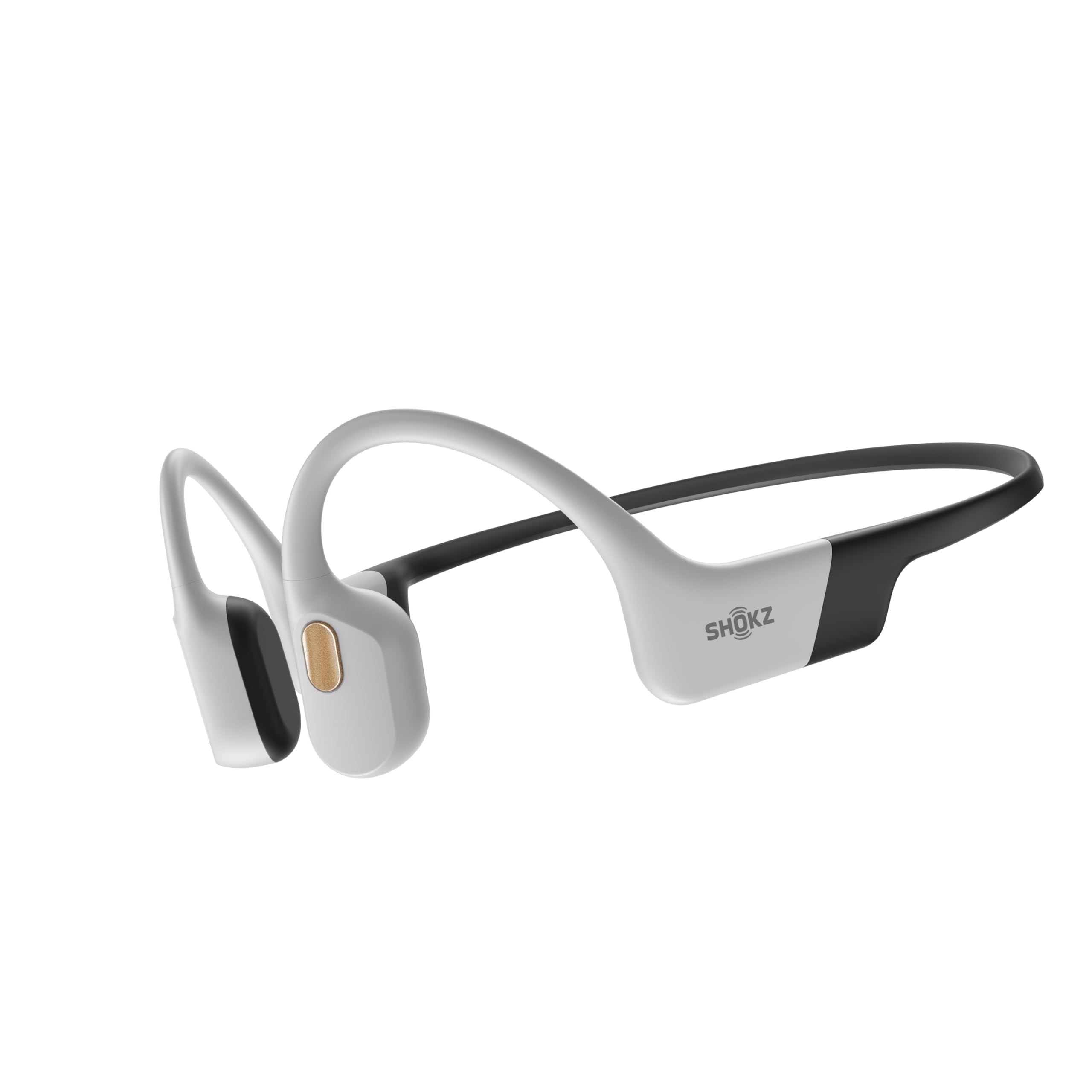 SHOKZ OpenSwim Pro - Open-Ear Bluetooth Headphones & 32GB MP3 Player, IP68 Waterproof, Bone Conduction Headphones, Running and Swimming, White