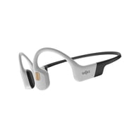 SHOKZ OpenSwim Pro - Open-Ear Bluetooth Headphones & 32GB MP3 Player, IP68 Waterproof, Bone Conduction Headphones, Running and Swimming, White