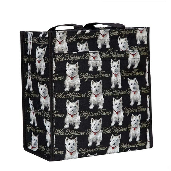 SHOP-WES | WESTIE DOG SHOPPER BAG
