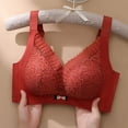 thumbnail image 1 of SHOPESSA Wireless Bra for Women Adjustable Push Up Lace Bralettes Double Strap Underwear, 1 of 9