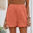 thumbnail image 1 of SHOPESSA Womens Shorts Summer Plus Size Fashion Solid Color Casual Wide Leg Loose High Waist Shorts Pants M on Clearance, 1 of 7