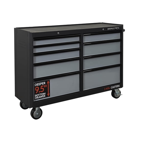 SHOPMAX Rolling Tool Boxes and Organizers, Steel, 51.57" x 18.11" x 42.72"