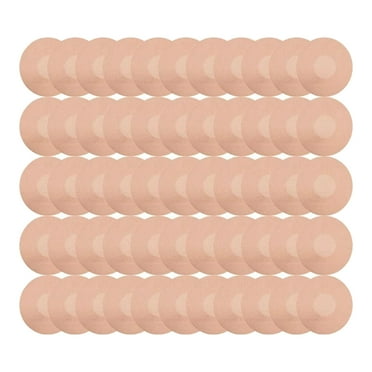 SHOPPLAND 50Pcs Libre Sensor Covers Adhesive Flesh Flexible CGM Without Glue Center