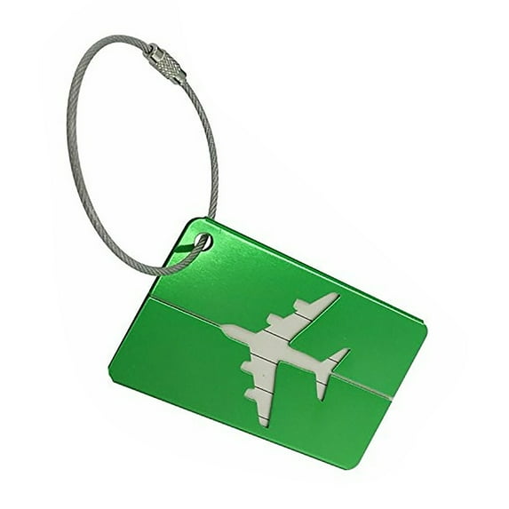 SHOPPLAND Luggage Tag with Address Tag Suitcase Tag Aluminum Luggage Tag Luggage Tag Suitcase for Quick Find Travel Bag