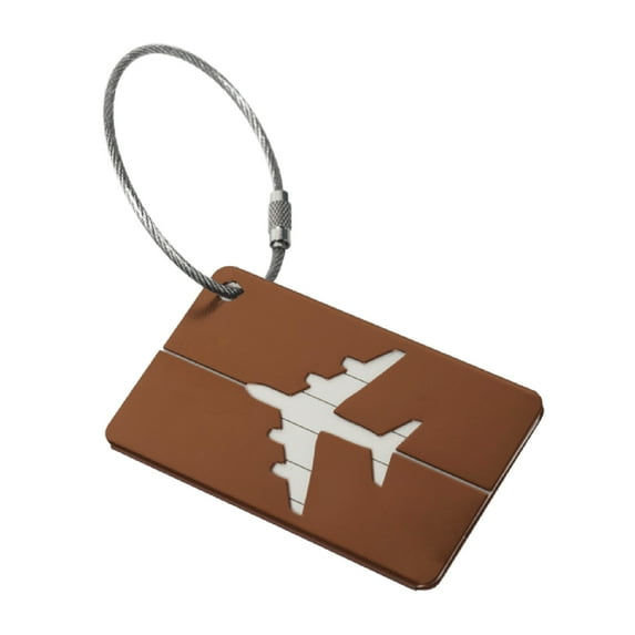 SHOPPLAND Luggage Tag with Address Tag Suitcase Tag Aluminum Luggage Tag Luggage Tag Suitcase for Quick Find Travel Bag