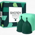 thumbnail image 1 of SHORDY Reusable Menstrual Cups, Set of 2  with Travel Box(Large), 1 of 10