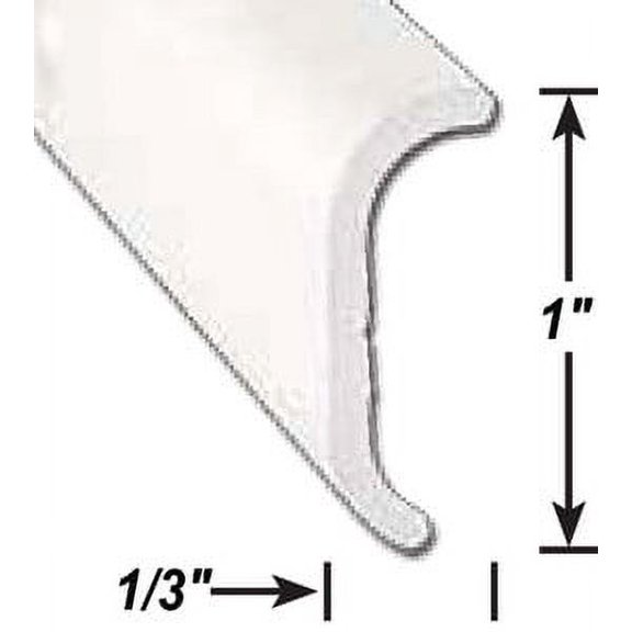 SHORT LEG TRIM BLK 16' 5/CS