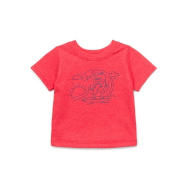 Garanimals Baby Boy Graphic T-Shirt with Short Sleeves, Sizes 0M-24M