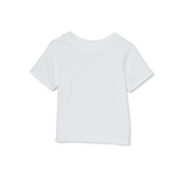 Garanimals Baby Boys Crewneck Tee with Short Sleeves, Sizes 0-24M