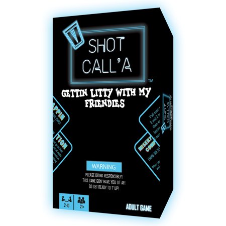 SHOT CALL'A: GETTIN LITTY WITH MY FRIENDIES - Party Card Game - for College, 21st Birthday, Parties - Funny for Adults