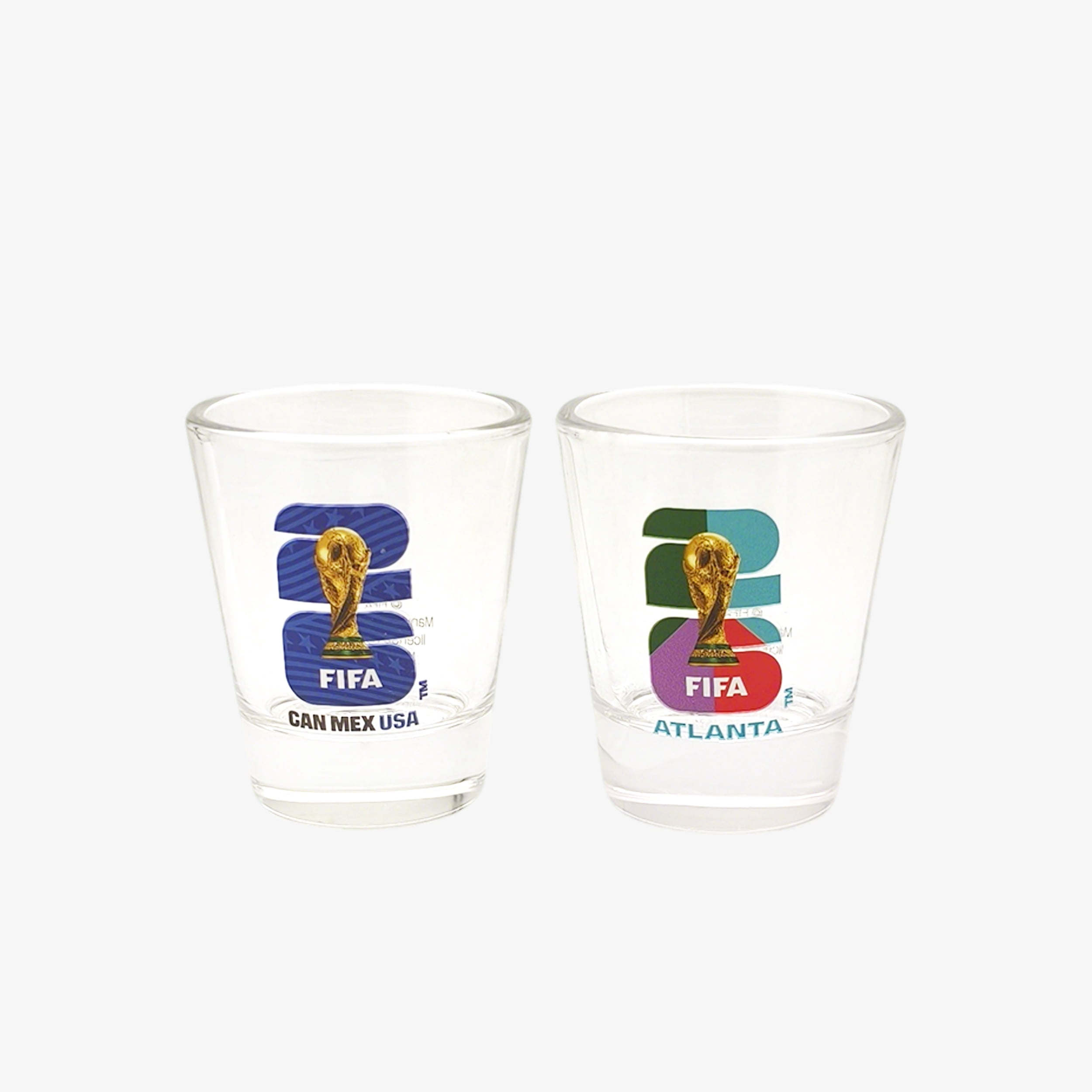 FIFA World Cup 2026 Host City & Country Soccer Shot Glass Set - USA/Atlanta