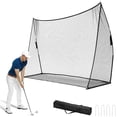 thumbnail image 1 of SHOUFTW 10x7 ftT Golf Practice Net, Portable Golf Driving Range Net for Indoor Outdoor Backyard Training, Golf Hitting Net for Home Practice(Black), 1 of 8