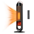 Static Ele SHOUFTW 1500W Tower Space Heater for Indoor Use, Electric Heater with ...