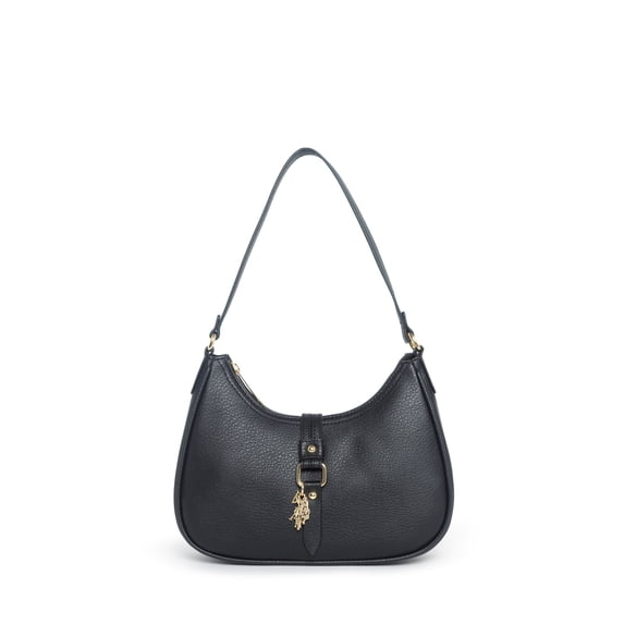 U.S. Polo Assn Women's Black Shoulder Bag
