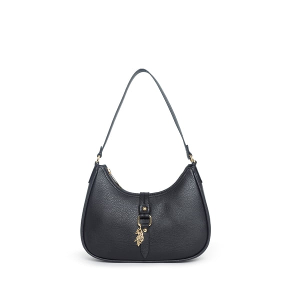 U.S. Polo Assn Women's Black Shoulder Bag