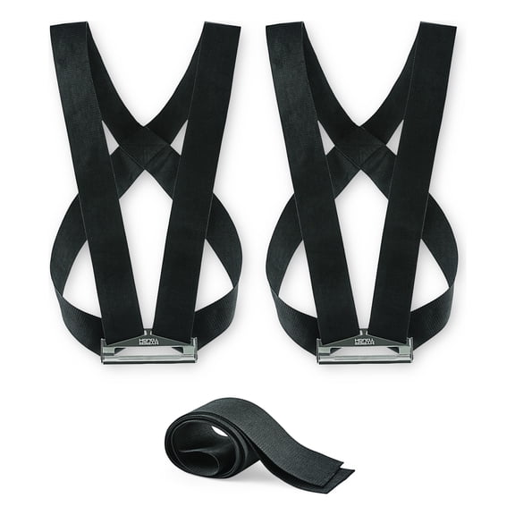 Hyper Tough Heavy-Duty Shoulder Moving Straps, 3-Piece Set with 2 Harnesses and Lifting Strap, 800 lb Capacity