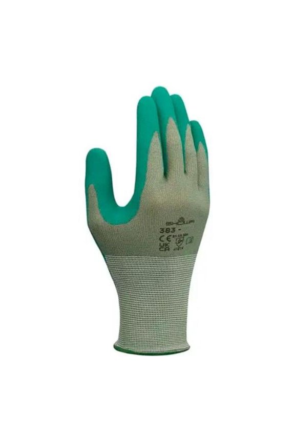® ATLAS® 383 General Purpose Embossed Grip Pattern Work Gloves, Biodegradable, Microporous Nitrile Palm Coated, Small, 12 Pairs