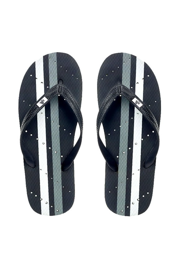 Boys Black Athletic Stripe, Color: Black/Grey/White, Size: 4/5