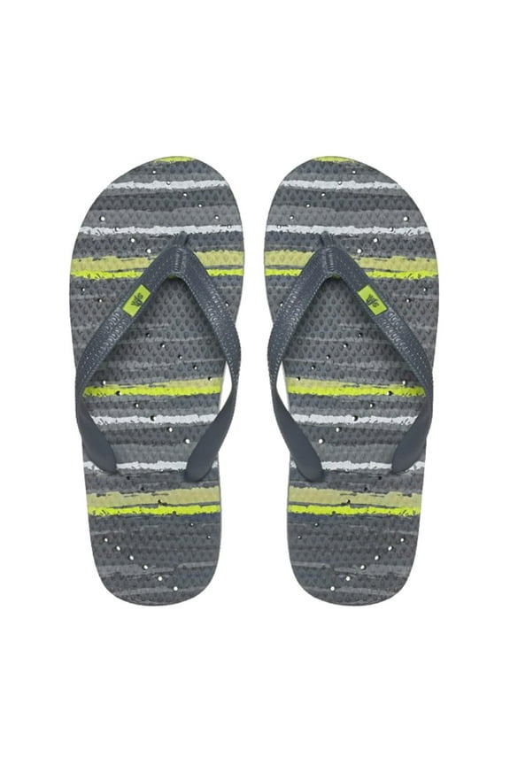 Mens Watercolor Stripe, Color: Slate/Lime, Size: 9/10 (649-9/10)