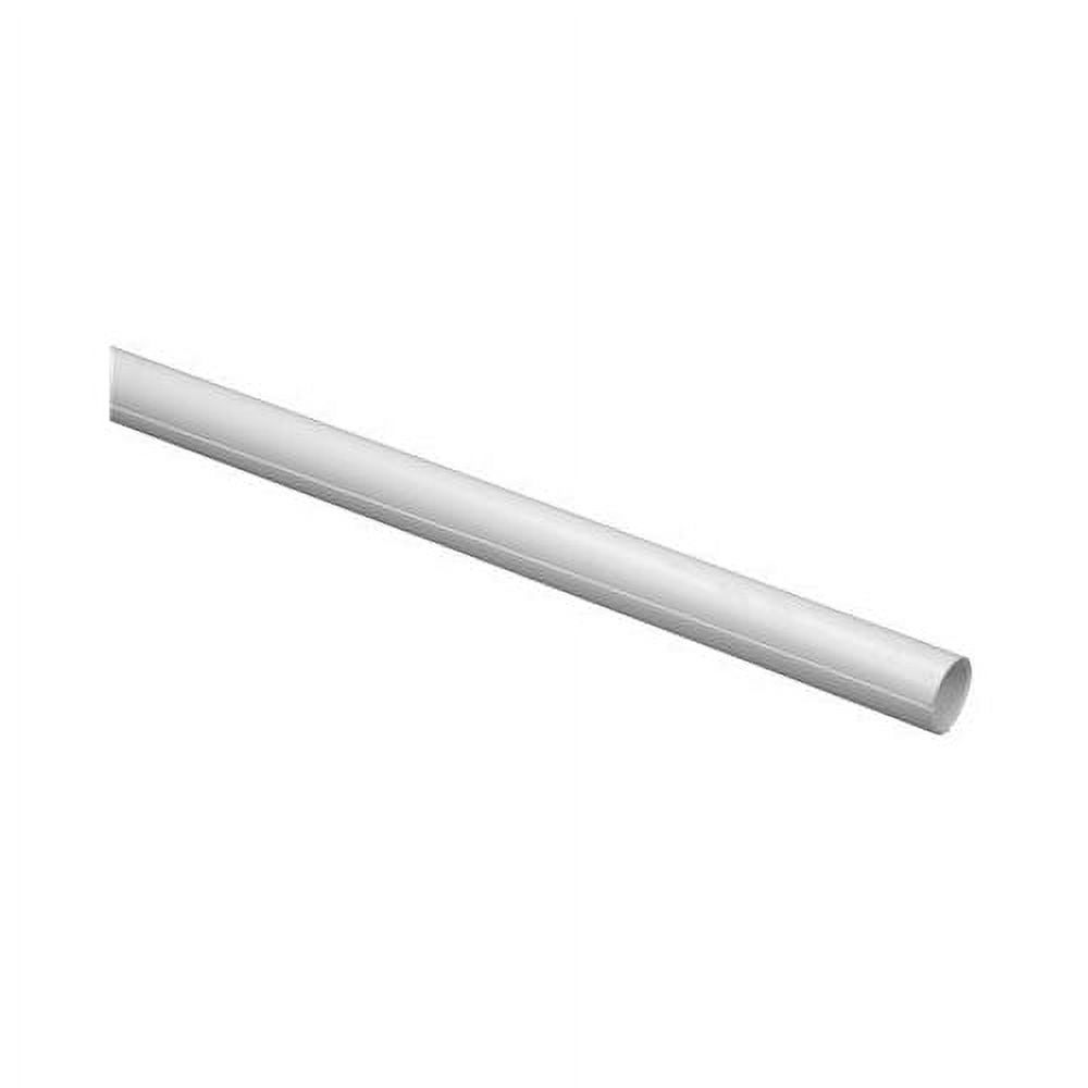 SHOWER ROD COVER, 72 IN., WHITE, PACK OF 12