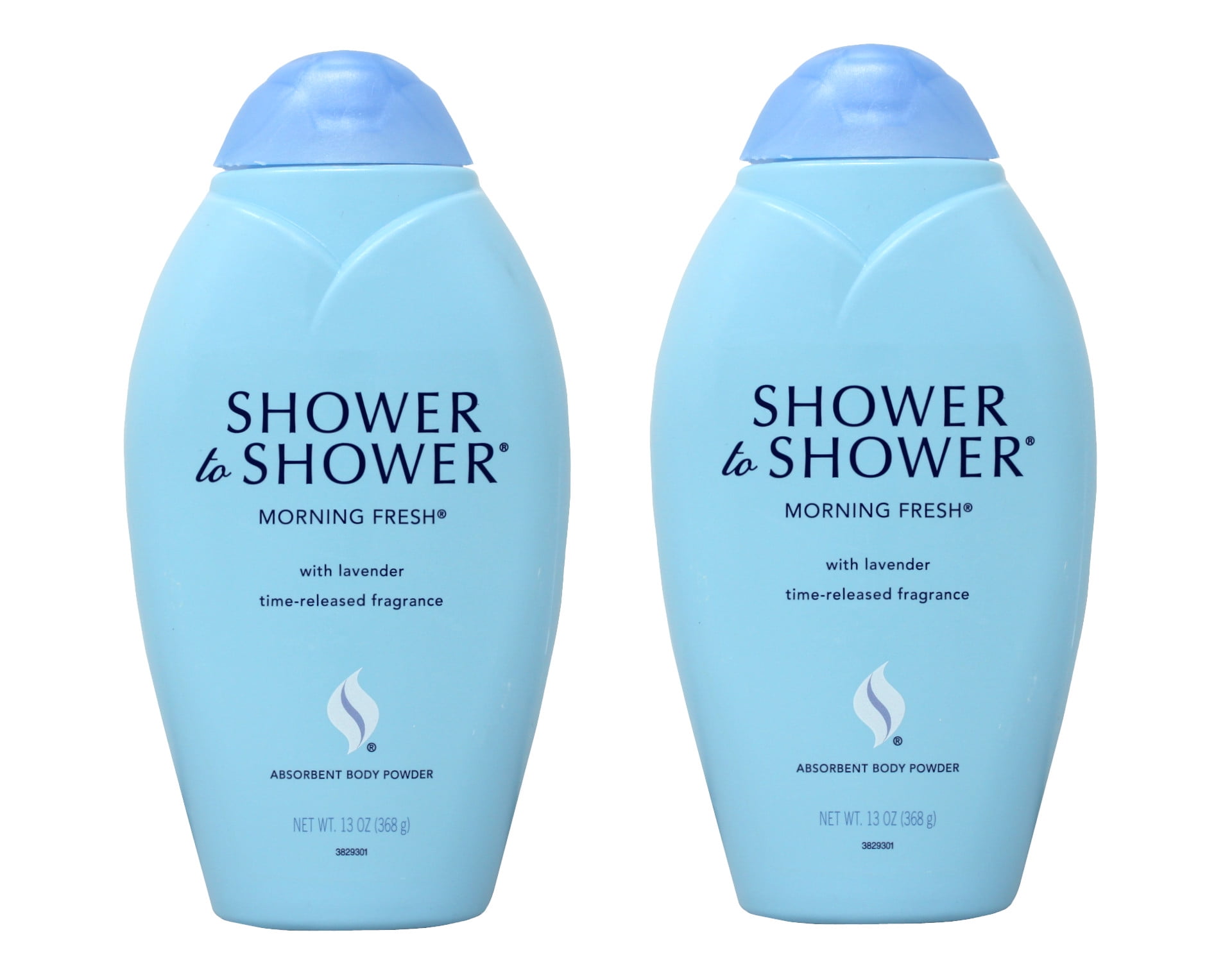 SHOWER TO SHOWER Body Powder Morning Fresh 13 oz (Pack of 2)