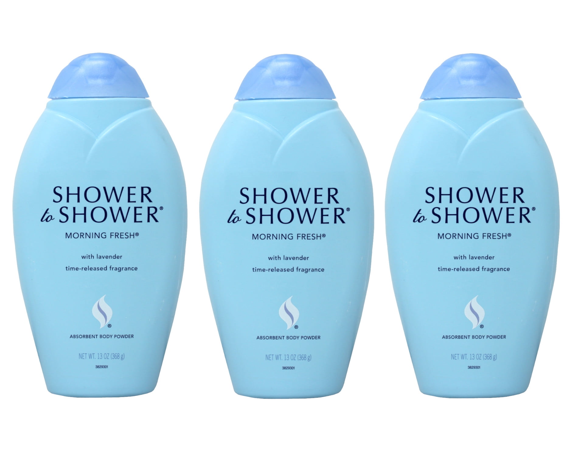 SHOWER TO SHOWER Body Powder Morning Fresh 13 oz (Pack of 3)