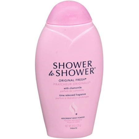 SHOWER TO SHOWER Body Powder Original Fresh 8 oz (Pack of 6)