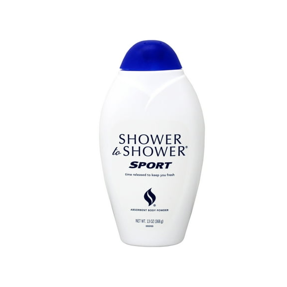 SHOWER TO SHOWER Body Powder, Sport 13 oz (Pack of 12)