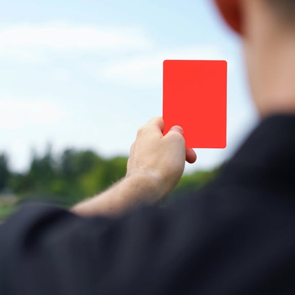 SHOWERORO Professional Soccer Judge Kit Red Yellow Cards 12Pcs PVC for Referees Coaches