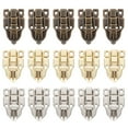 thumbnail image 1 of SHOWERORO 15Pcs Small Hasp for Jewelry Box Hasp Lock Iron with Duckbill Shape for Packaging Projects 6.20X4.00X1.50CM, 1 of 8