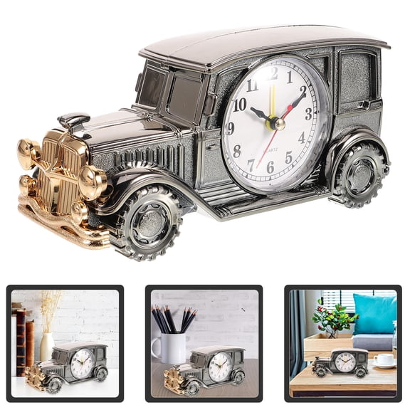 SHOWERORO Car Clock with Multi-Color Time Display, Perfect for Couples, Living Room, Dormitory Decor, 1 Piece