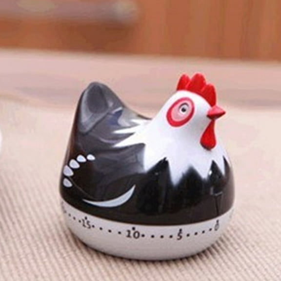 SHOWERORO 1Pcs Shape Plastic Kitchen Baking Reminder Egg Timer for Home Cooking