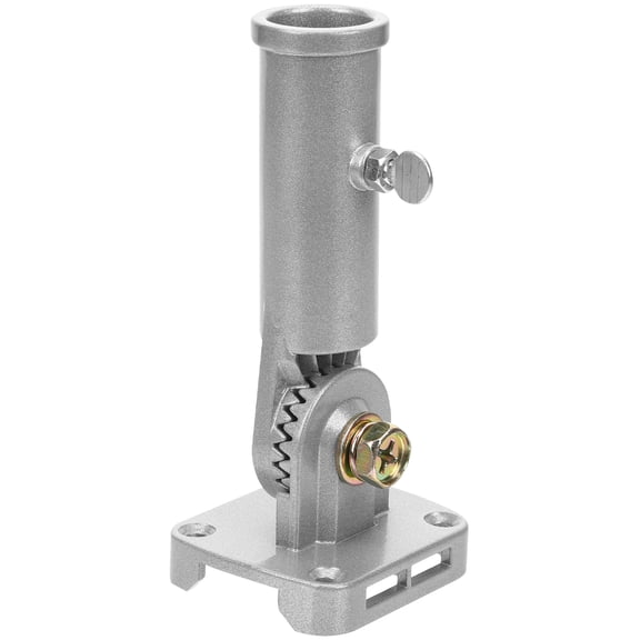 SHOWERORO 1Set Iron Flagstaff Base Support Flagpole for Balcony and Garden Decor