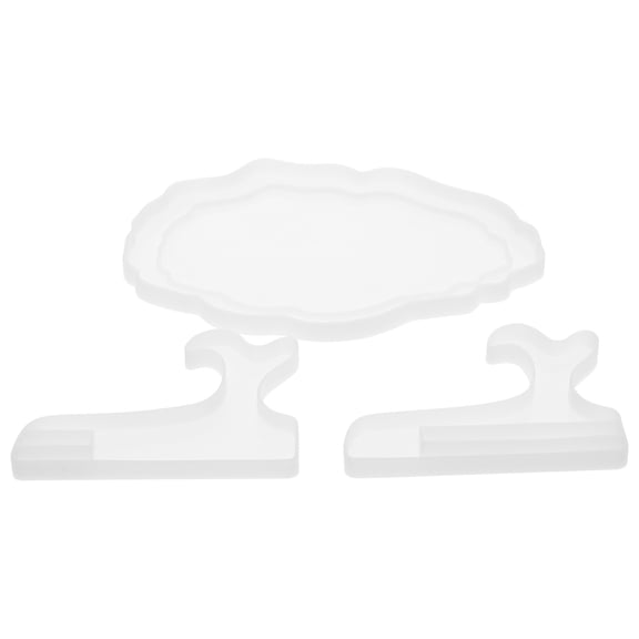 SHOWERORO 1Set Photo Frame Molds White Smooth Surface for Epoxy Resin Casting Diy Craft Supplies Home Decoration