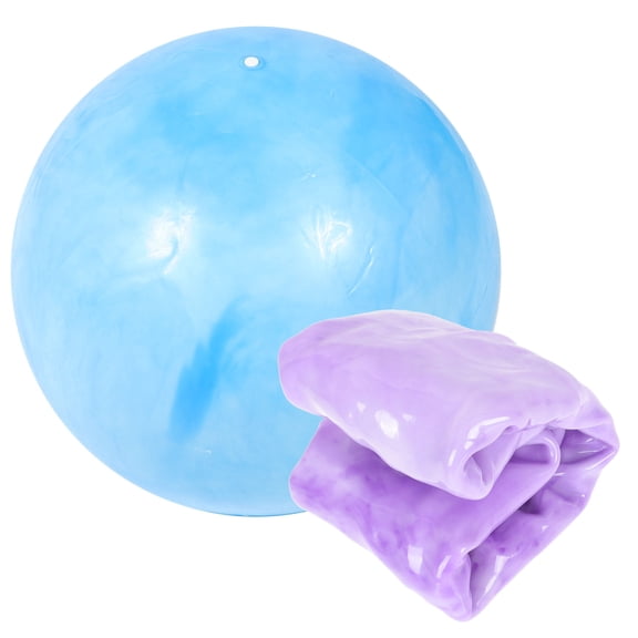 SHOWERORO 2 Sets Assorted Color Inflatable Sport Balls for Exercise and Fitness 11.8X11.8X11.8in