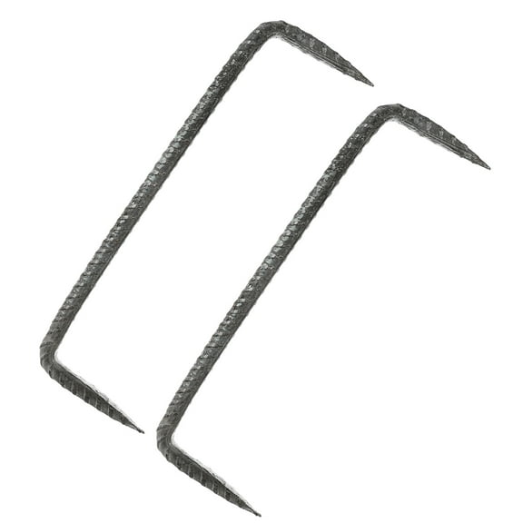 SHOWERORO 2-Pack Grey Steel Pin Fasteners for Wood, Building Materials, and Hardware