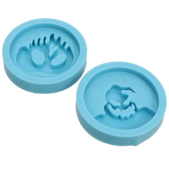 SHOWERORO 2Pcs Silicone Moulds For Crafting Phone Socket Molds Blue Practical Design Diy Enthusiasts