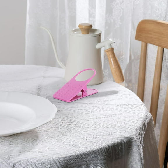 SHOWERORO 3Pcs Drinking Cup Holders Clip Clamp for Table Office Workers Gamers