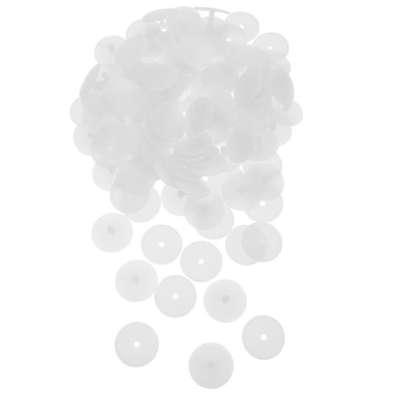 SHOWERORO 50 Sets Plastic Doll Joints Attaching Legs and Arms for Dolls in White