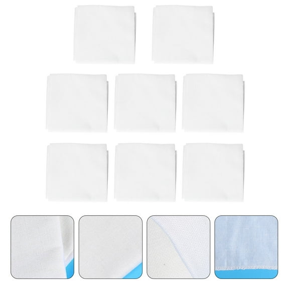 SHOWERORO 8Pcs Cheesecloth for Wine Making and Filter Cloth Usage
