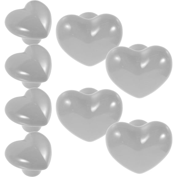 SHOWERORO 8Pcs Easy to Install and Clean Grey Ceramic Knobs for Closet Doors