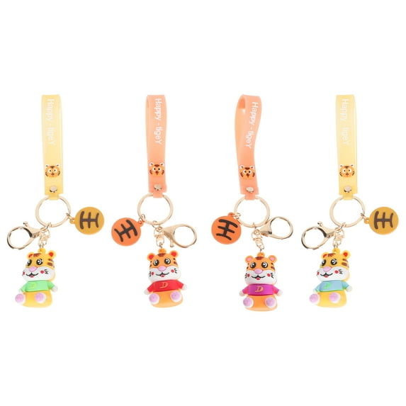 SHOWERORO Cartoon Tiger Pendant Assorted Color 6.1x1.4in Phone Hanging Decor for present Giving