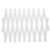 SHOWERORO Adjustable White Plastic Wall Trellis for Home Gardens Privacy Fence Decor