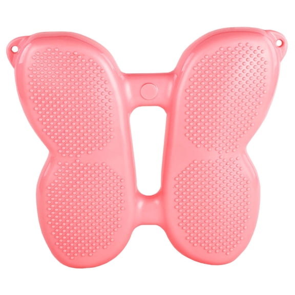 SHOWERORO Inflatable Stepper Exercise Machine Pink PVC 1Set for Knee Impact Reduction