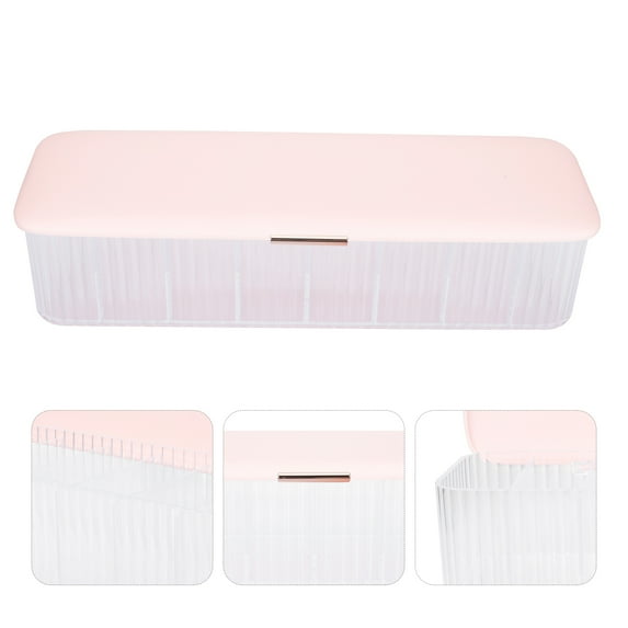 SHOWERORO Pink Covered Design Cable Management Box 1Set For Home Use And Wire Manager Box